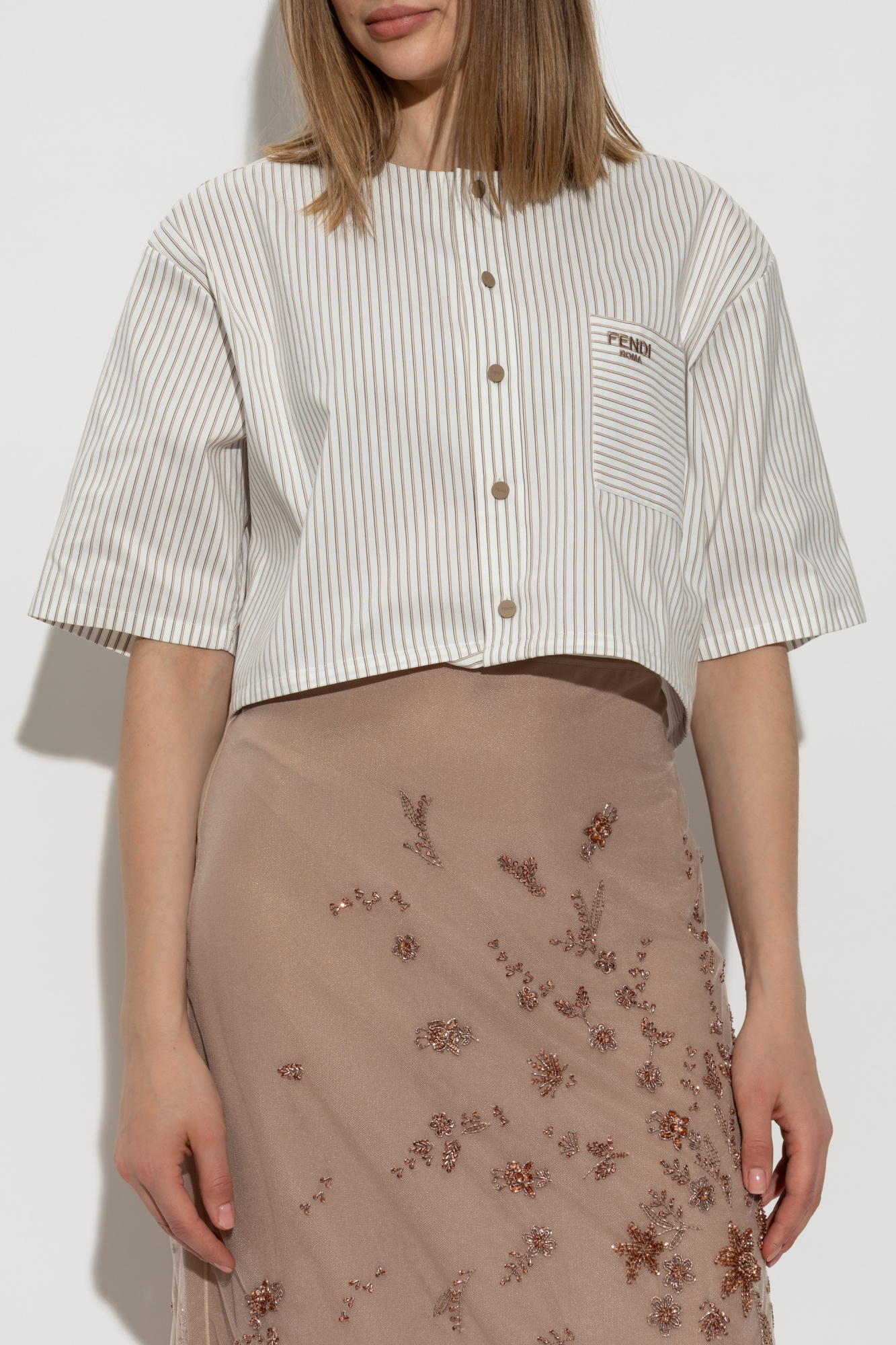 Fendi Shirt with stripe pattern | Women's Clothing | Vitkac